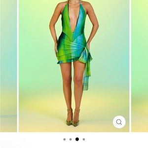 Murci deep v neck dress